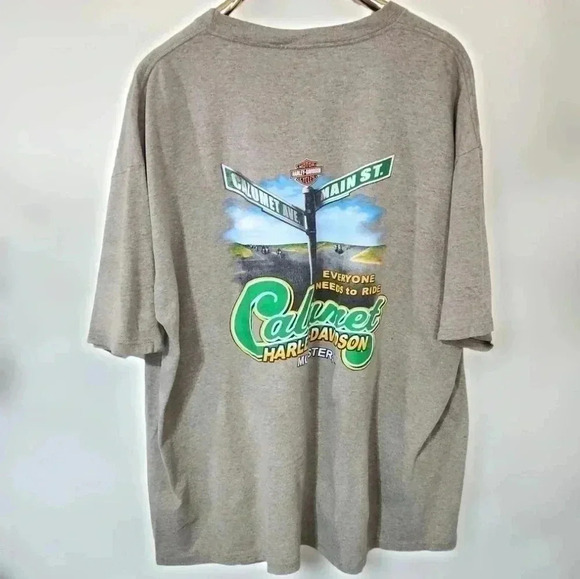 HARLEY Davidson Indiana Unisex tee. Size XXL - Picture 3 of 8